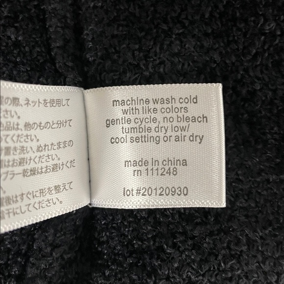 Barefoot Dreams Calypso Bamboo Chic Lite Wrap Cardigan 436 Small/Medium Black - Picture 4 of 10